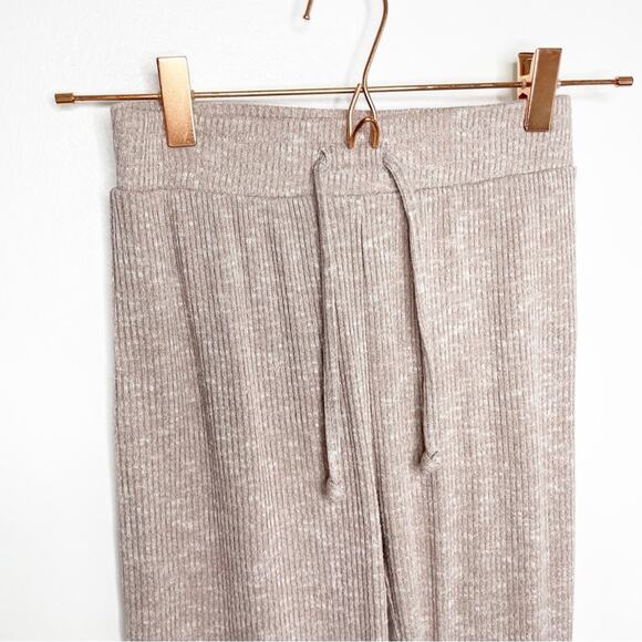 GYMSHARK Slounge Pants in Taupe Marled Size Small - Picture 4 of 8